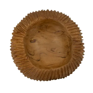 S/TASCHE GARIT z odzyskanego drewna tekowego Ø 32x11 cm (UNIKATY - NIEWYKONYWANE SERIJNIE)